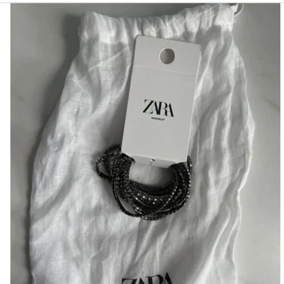 ZARA - Rhinestone Bracelet Stack - 9 Total in stack - Picture 3 of 3